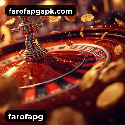 App farofapg para iOS e Android — interface mobile, login biométrico e PIX integrado